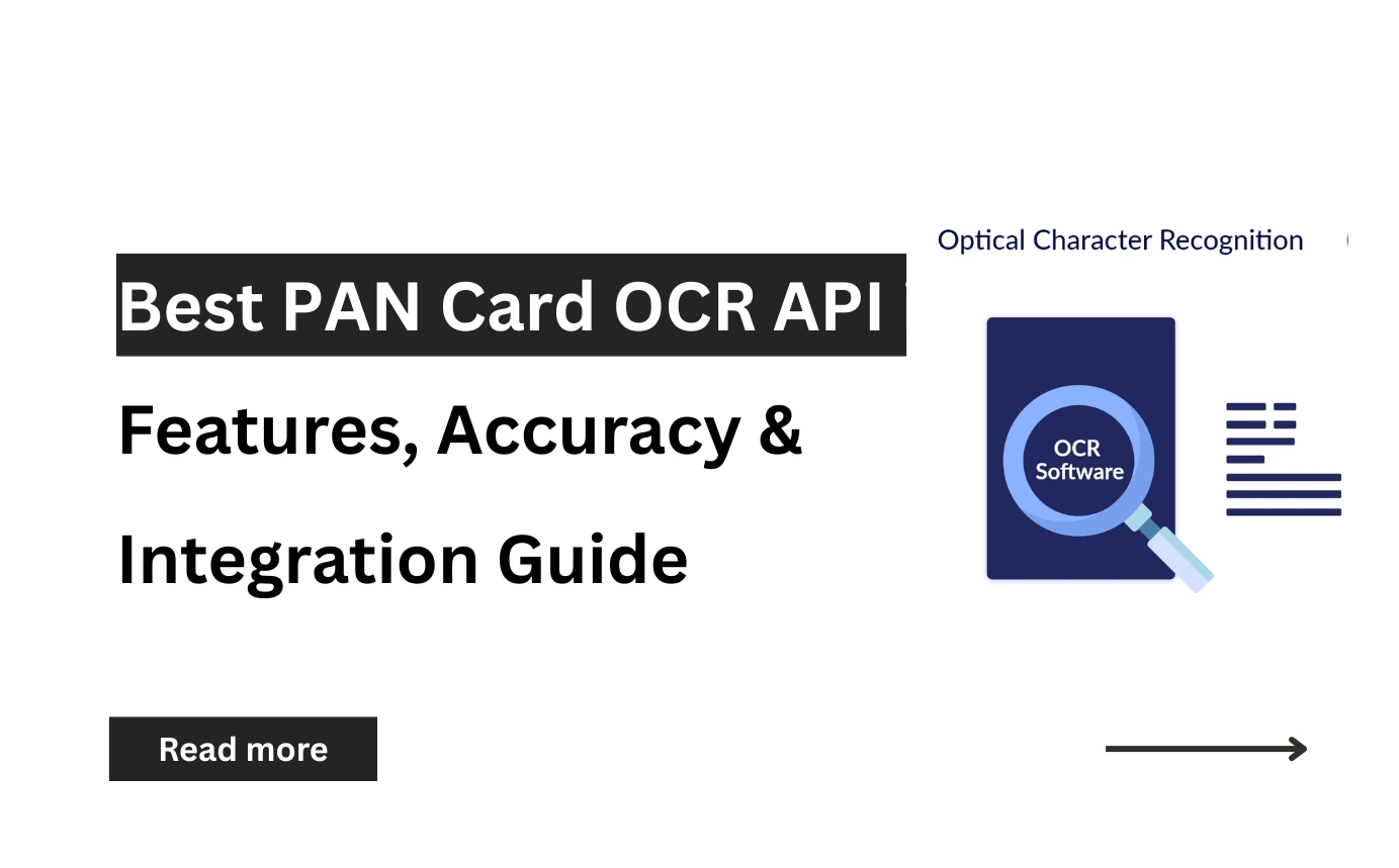 Best PAN Card OCR API in India: Features, Accuracy & Integration Guide