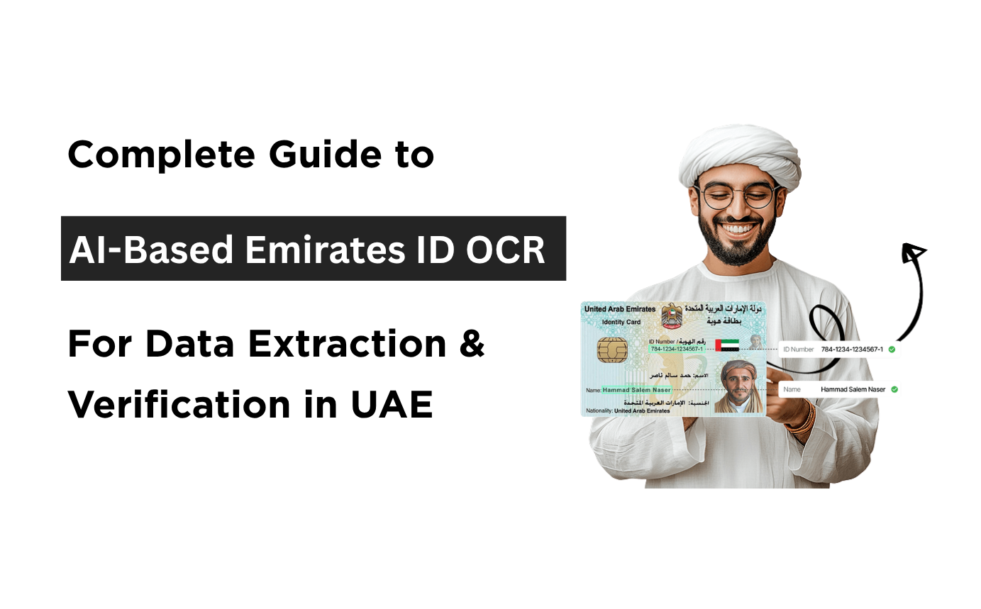 Emirates ID OCR: Complete Guide to AI-Based Emirates ID Data Extraction & Verification in UAE