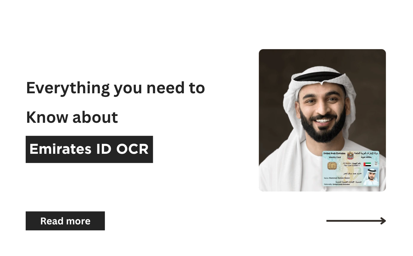 Everything you need to Know about Emirates ID OCR and How Does It Work?