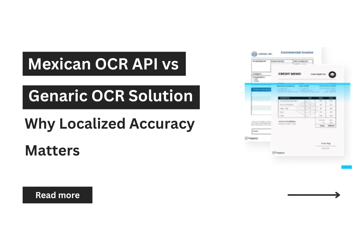 Mexican OCR API vs Generic OCR Solutions: Why Localized Accuracy Matters