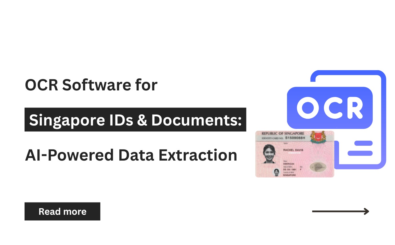 Singapore Invoice, Cheque & Insurance Card OCR: AI-Driven Automation for Finance Teams