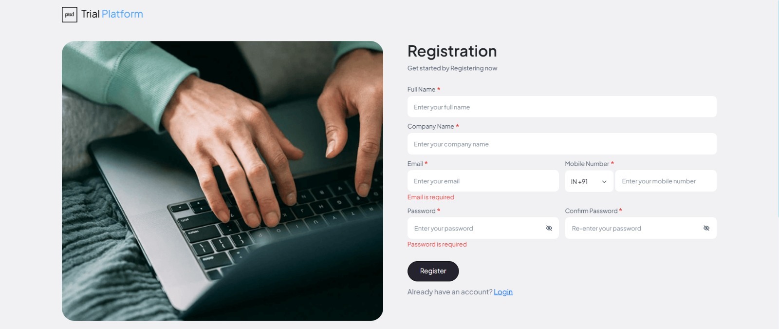 trial_platform_registration_page