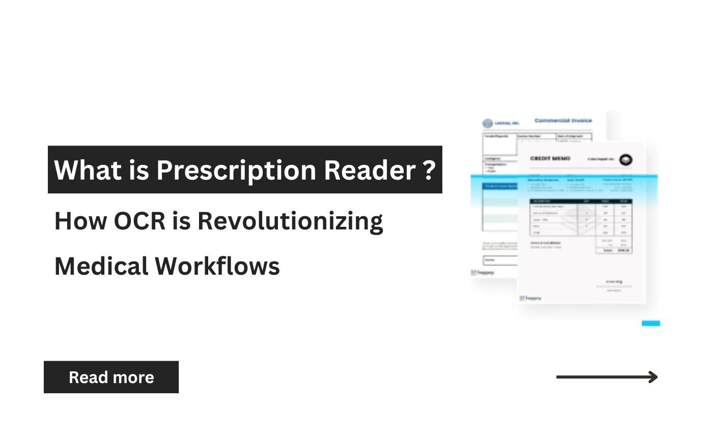 What is a Prescription Reader ? How OCR is Revolutionizing Medical Workflows