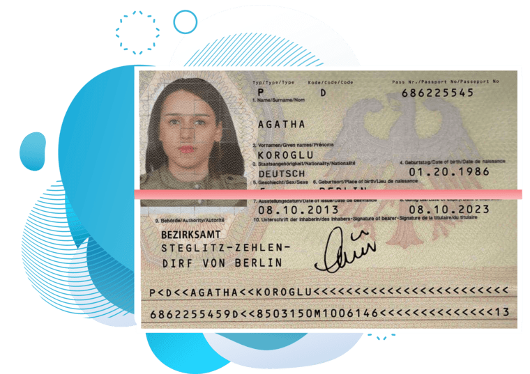 Deutsche Passprüfung und OCR-Lösung